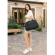Женская спортивная сумка Sambag Vogue LQH черная тканевая 45 х 26 х 20 см (90221065)