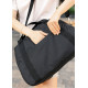 Женская спортивная сумка Sambag Vogue LQH черная тканевая 45 х 26 х 20 см (90221065)