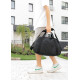 Чоловіча спортивна сумка Sambag Vogue LQH чорна тканева 45 х 26 х 20 см (90221065m)