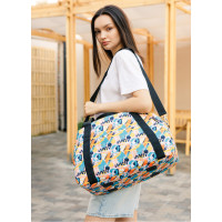 Женская спортивная сумка Sambag Vogue LQH принт "Light" 45 х 26 х 20 см (90221711)