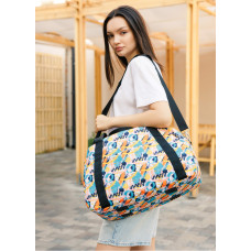 Женская спортивная сумка Sambag Vogue LQH принт "Light" 45 х 26 х 20 см (90221711)