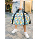 Жіноча спортивна сумка Sambag Vogue LQH принт "Light" 45 х 26 х 20 см (90221711)