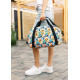 Жіноча спортивна сумка Sambag Vogue LQH принт "Light" 45 х 26 х 20 см (90221711)