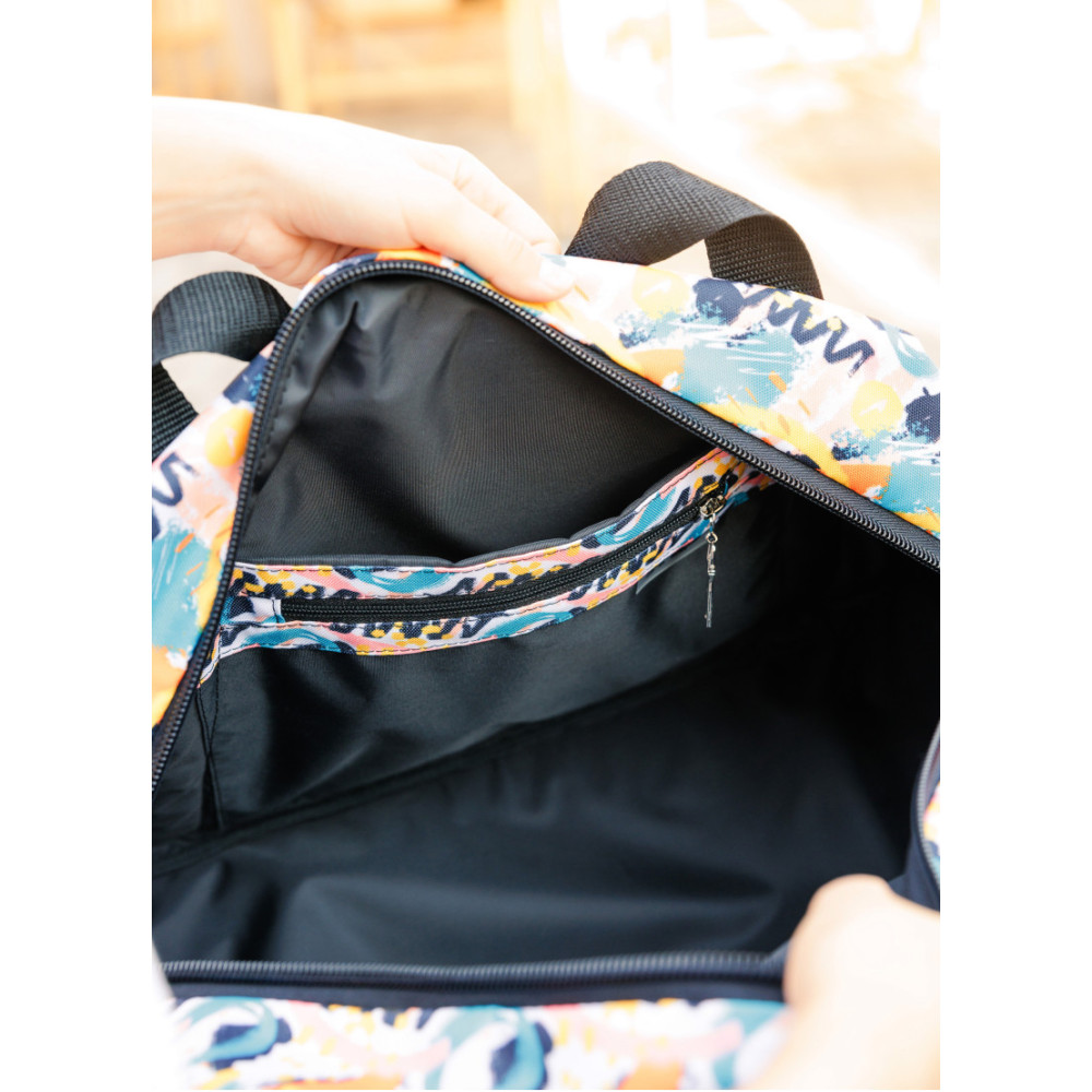 Жіноча спортивна сумка Sambag Vogue LQH принт "Light" 45 х 26 х 20 см (90221711)