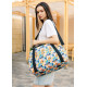 Жіноча спортивна сумка Sambag Vogue LQH принт "Light" 45 х 26 х 20 см (90221711)