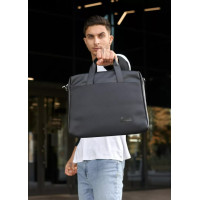 Сумка для ноутбука Sambag черная с перфорацией 51211301