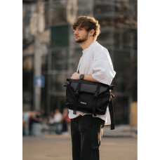 Мужская сумка Sambag DART Черная 33 х 24 х 10 см (51311301m)