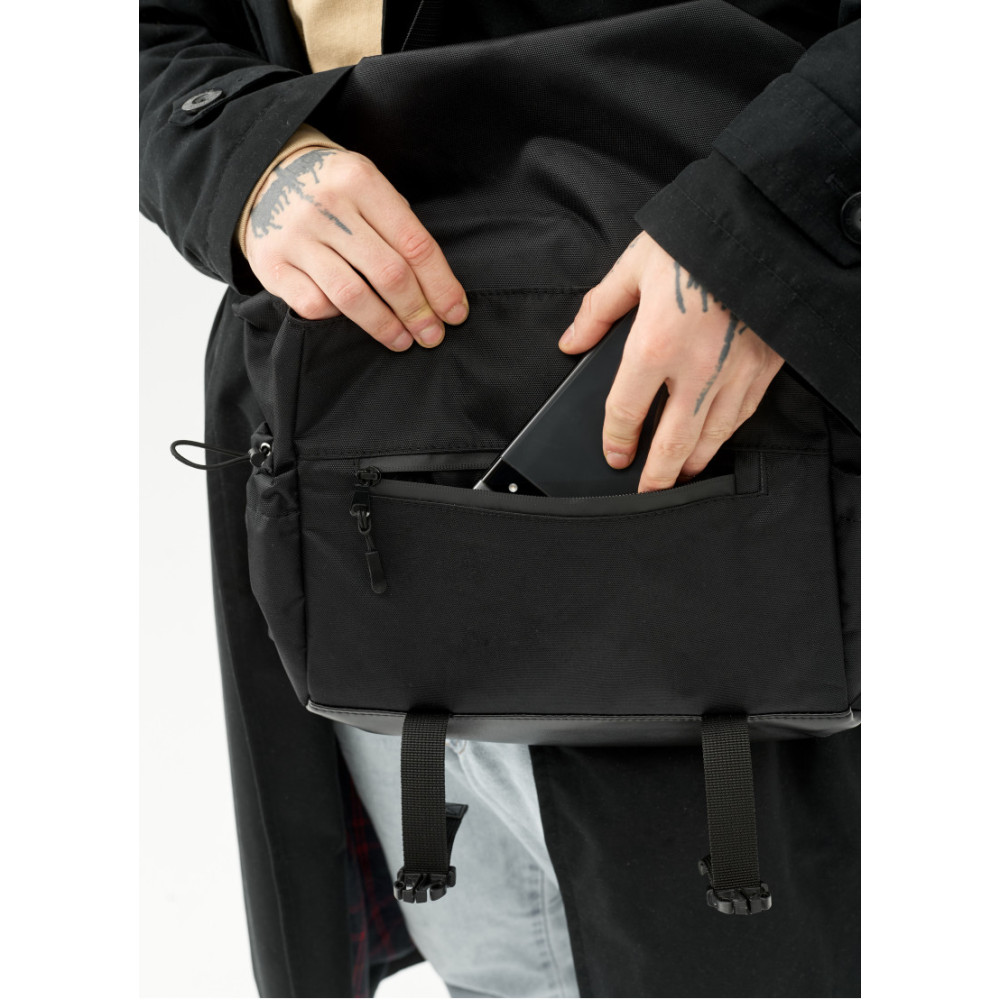Чоловіча сумка Sambag DART Чорна 33 х 24 х 10 см (51311301m)