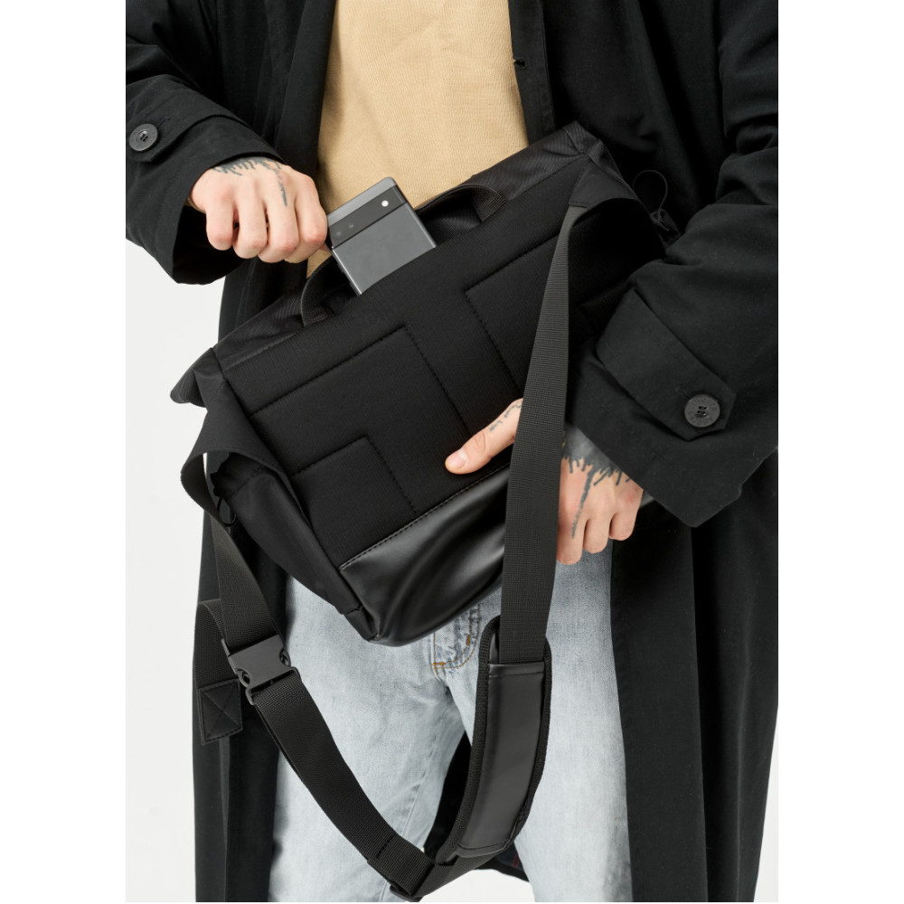 Чоловіча сумка Sambag DART Чорна 33 х 24 х 10 см (51311301m)