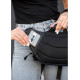 Жіноча сумка бананка Sambag Dynamicdart чорна 38 × 21 × 7 см (80411001)