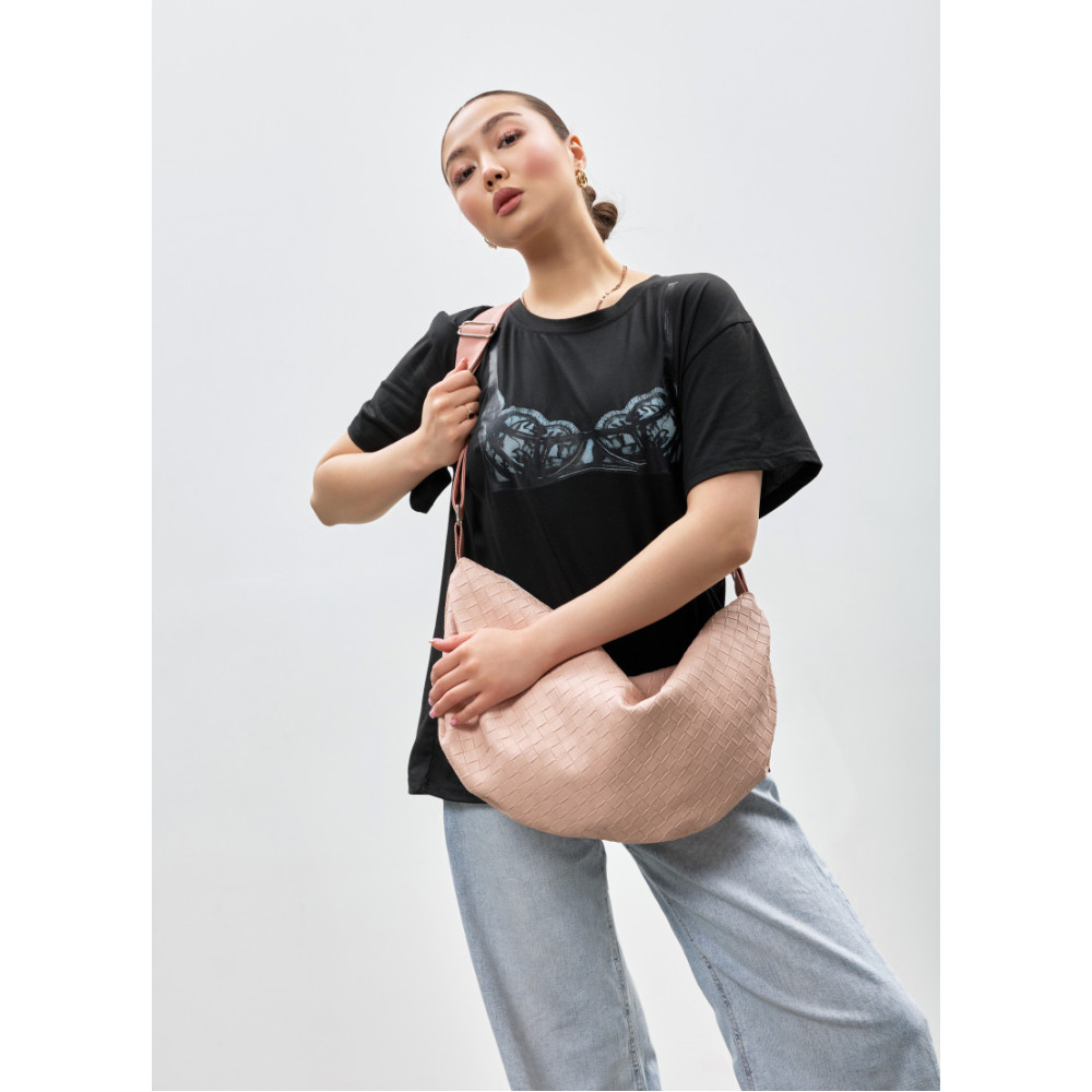 Женская сумка Sambag Bag-glove пудровая 50 х 28 х 5 см (53400066)