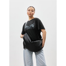 Женская сумка Sambag Bag-glove черная 50 х 28 х 5 см (53400067)