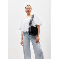 Жіноча кросбоді сумка Sambag Frame чорна 20 × 20 × 8 см (50223401)