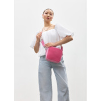 Женская кроссобди сумка Sambag Frame розовая 20×20×8 см (50223406)
