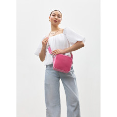 Жіноча кросбоді сумка Sambag Frame рожева 20 × 20 × 8 см (50223406)