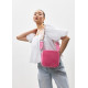 Жіноча кросбоді сумка Sambag Frame рожева 20 × 20 × 8 см (50223406)