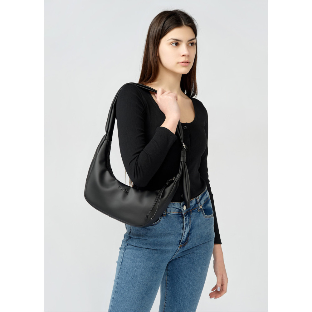 Сумка жіноча Sambag HOBO S чорний 30 х 13 х 8 см (53100001)