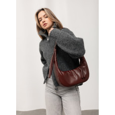Женская сумка Sambag HOBO S бургунди 30 х 13 х 8 см (53100013)