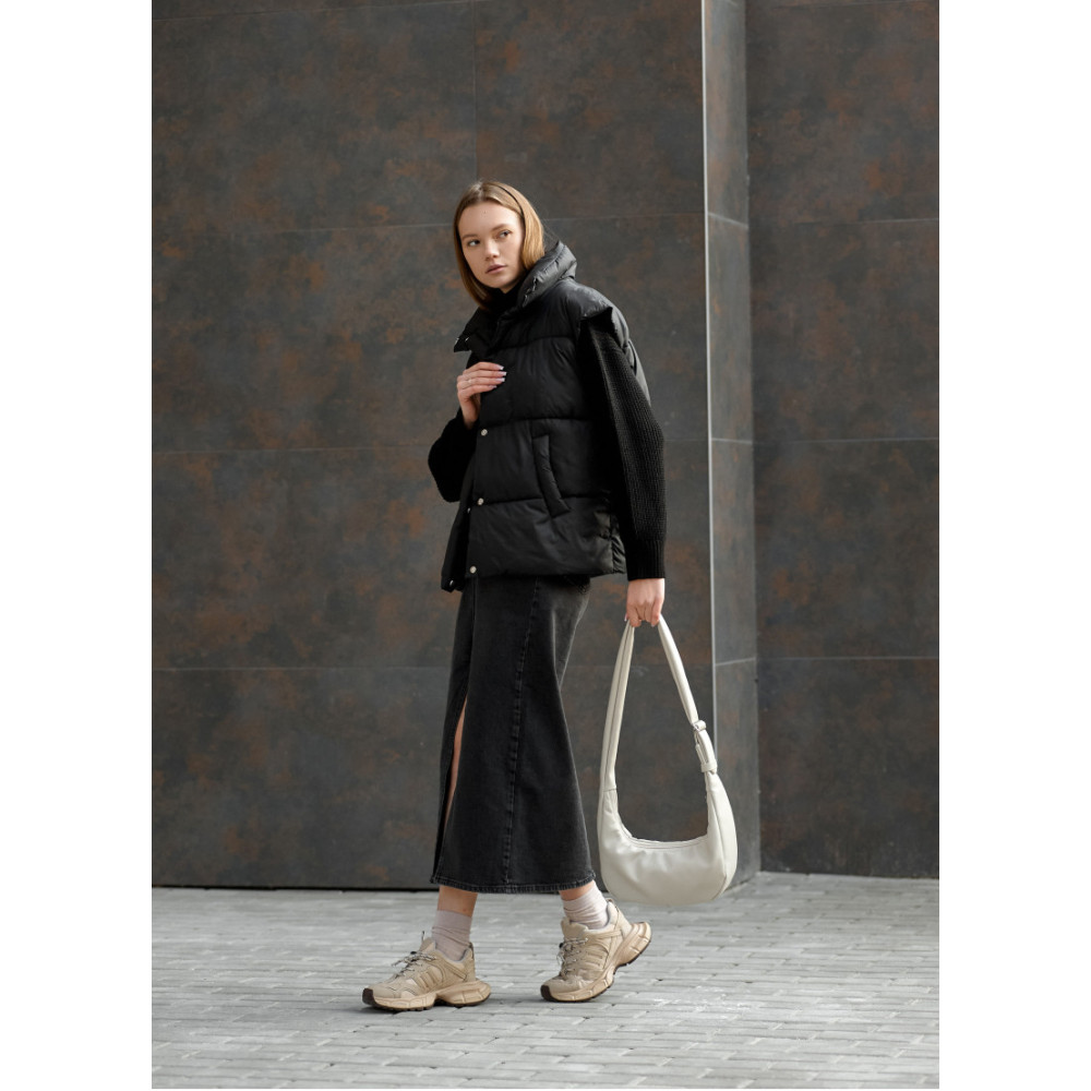 Сумка жіноча Sambag HOBO S білий 30 х 13 х 8 см (53100030)