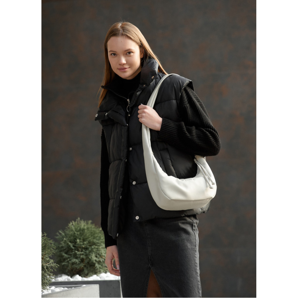 Сумка жіноча Sambag HOBO S білий 30 х 13 х 8 см (53100030)