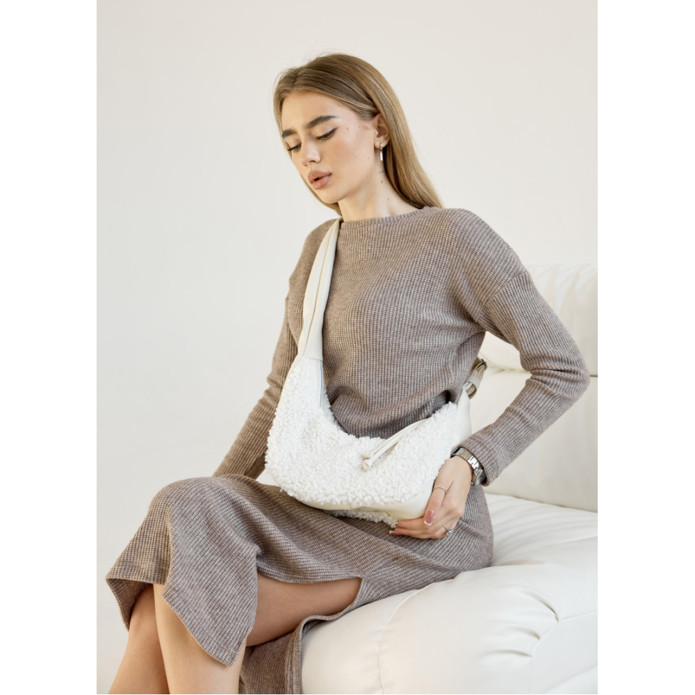 Сумка жіноча Sambag HOBO S DOLLY Біла 30 х 13 х 8 см (53100808)