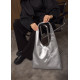 Женская сумка Sambag HOBO M серебро 35 х 40 х 8 см (53200003)