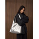 Женская сумка Sambag HOBO M серебро 35 х 40 х 8 см (53200003)