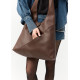 Женская сумка Sambag HOBO M шоколадная 35 х 40 х 8 см (53200020)