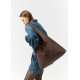 Женская сумка Sambag HOBO M шоколадная 35 х 40 х 8 см (53200020)
