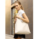 Сумка жіноча Sambag HOBO M білий 35 х 40 х 8 см (53200030)