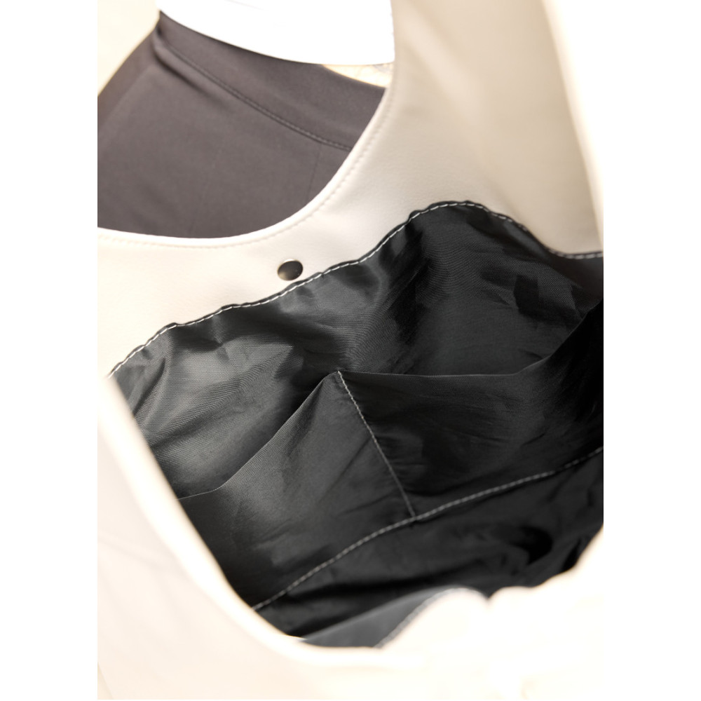Сумка жіноча Sambag HOBO M білий 35 х 40 х 8 см (53200030)