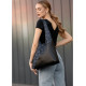 Сумка жіноча Sambag HOBO M чорна 35 х 40 х 8 см (53200702)