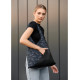 Сумка жіноча Sambag HOBO M чорна 35 х 40 х 8 см (53200702)