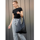 Сумка жіноча Sambag HOBO M чорна 35 х 40 х 8 см (53200702)