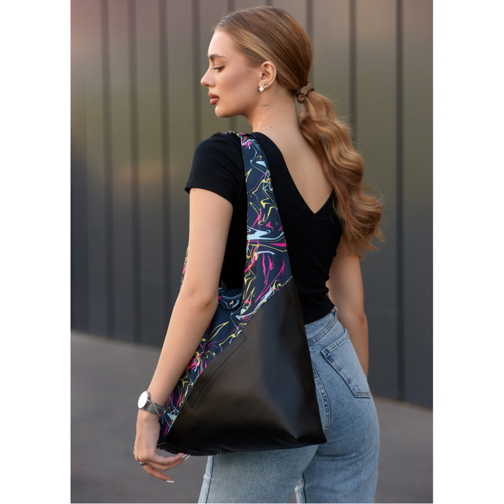 Сумка жіноча Sambag HOBO M "ABSTRACT" 35 х 40 х 8 см (53200710)