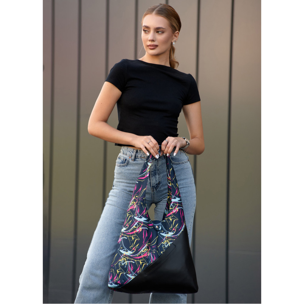Сумка жіноча Sambag HOBO M "ABSTRACT" 35 х 40 х 8 см (53200710)