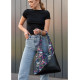 Сумка жіноча Sambag HOBO M "ABSTRACT" 35 х 40 х 8 см (53200710)