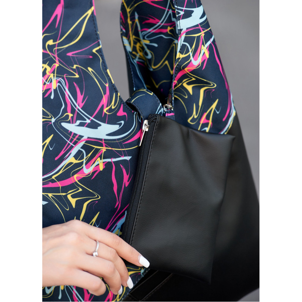 Сумка жіноча Sambag HOBO M "ABSTRACT" 35 х 40 х 8 см (53200710)