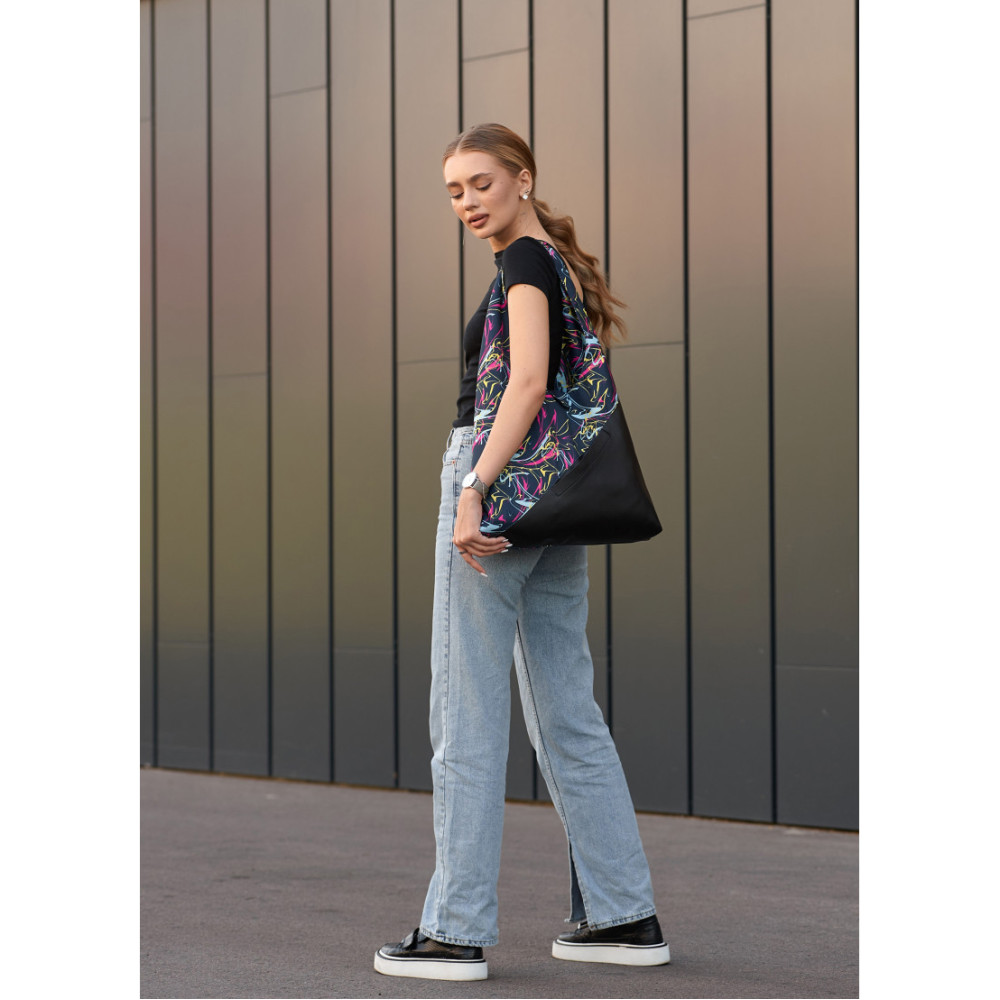 Сумка жіноча Sambag HOBO M "ABSTRACT" 35 х 40 х 8 см (53200710)