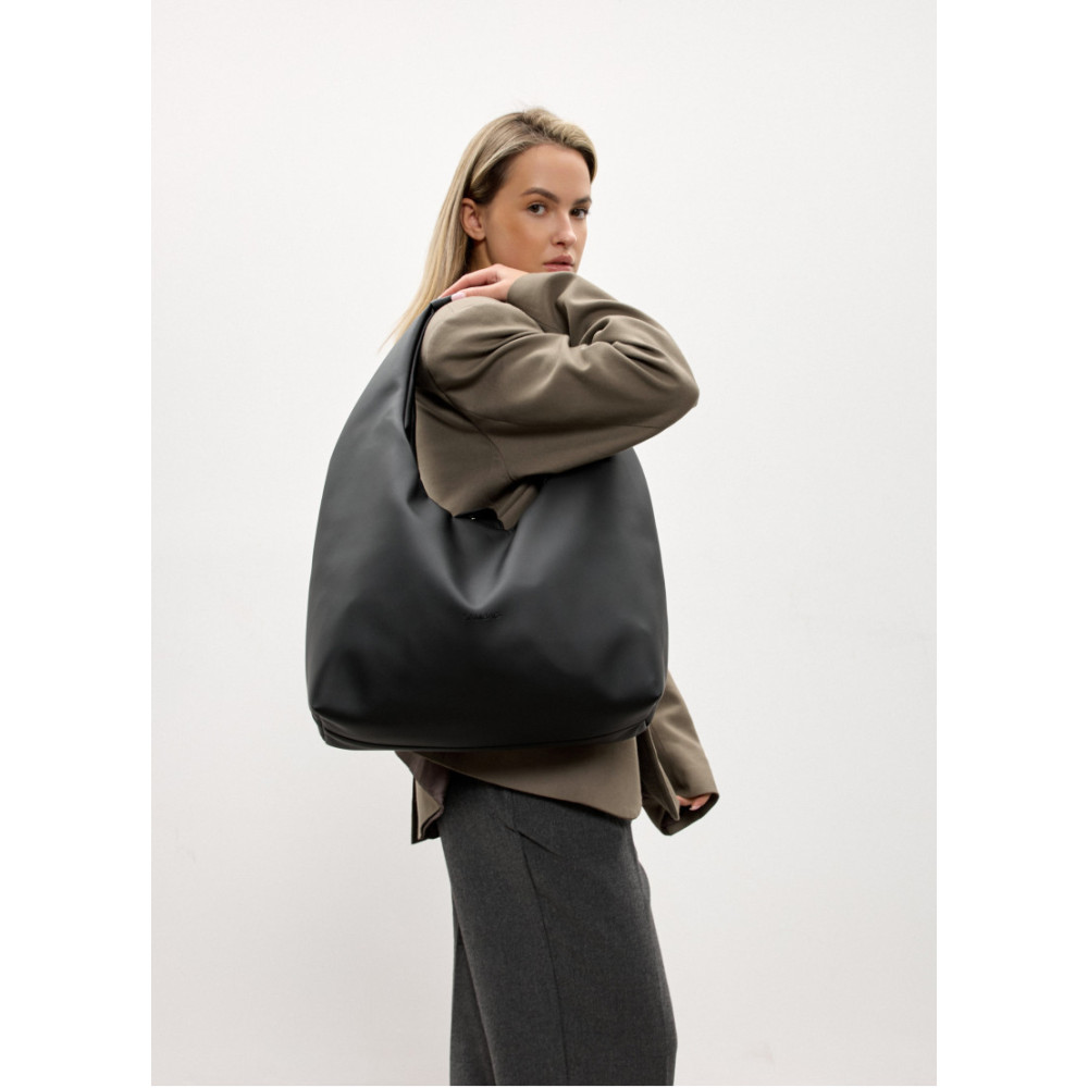 Женская сумка Sambag HOBO L черный 34 х 37 х 16 см (53300001)