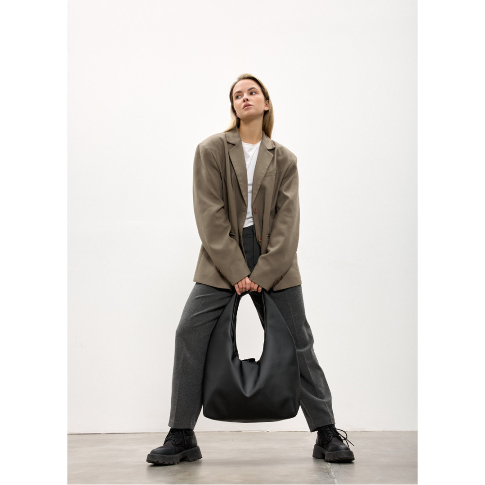 Женская сумка Sambag HOBO L черный 34 х 37 х 16 см (53300001)
