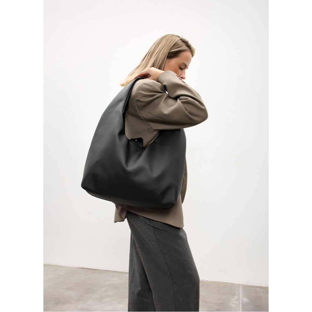 Женская сумка Sambag HOBO L черный 34 х 37 х 16 см (53300001)