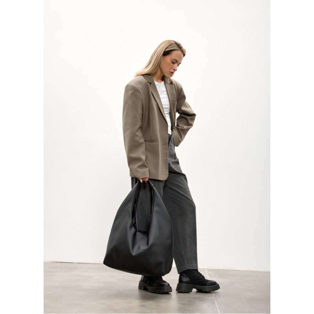 Женская сумка Sambag HOBO L черный 34 х 37 х 16 см (53300001)