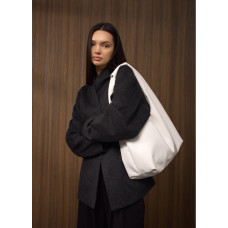 Женская сумка Sambag HOBO L белая 34 х 37 х 16 см (53300008)