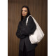 Жіноча сумка Sambag HOBO L біла 34 х 37 х 16 см (53300008)
