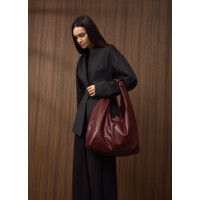 Женская сумка Sambag HOBO L бургунди 34 х 37 х 16 см (53300013)