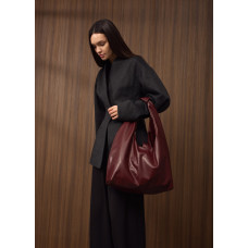Женская сумка Sambag HOBO L бургунди 34 х 37 х 16 см (53300013)