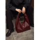 Женская сумка Sambag HOBO L бургунди 34 х 37 х 16 см (53300013)