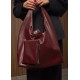 Женская сумка Sambag HOBO L бургунди 34 х 37 х 16 см (53300013)