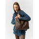 Женская сумка Sambag HOBO L шоколадная 34 х 37 х 16 см (53300020)